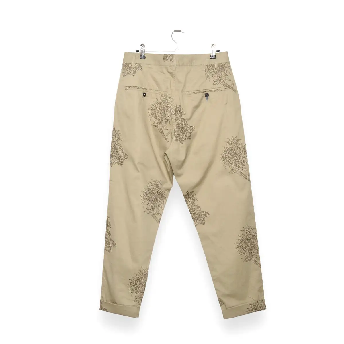 Universal Works RB Chino block flower twill stone P28019