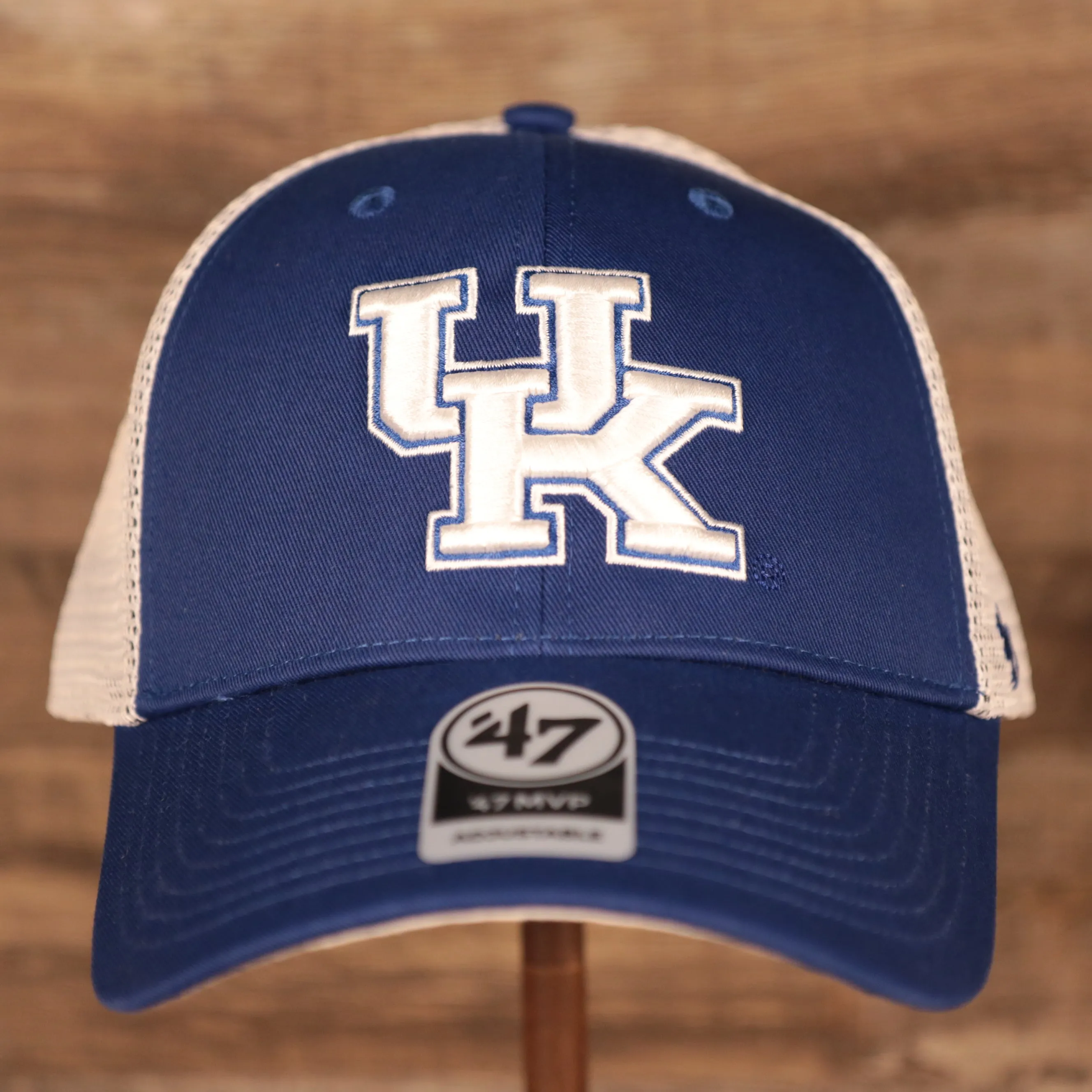 University of Kentucky Wildcats Blue And White Adjustable Trucker Dad Hat