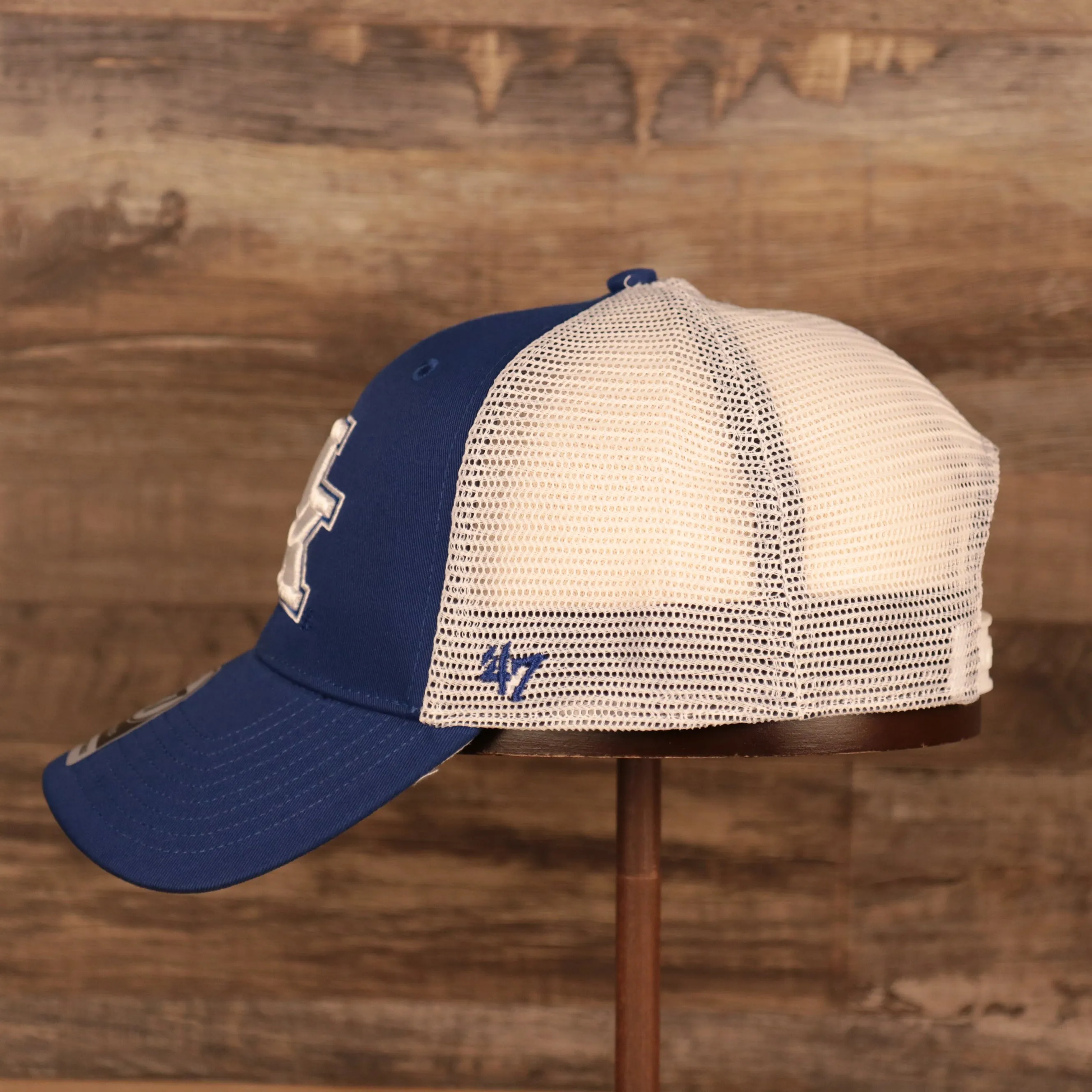 University of Kentucky Wildcats Blue And White Adjustable Trucker Dad Hat