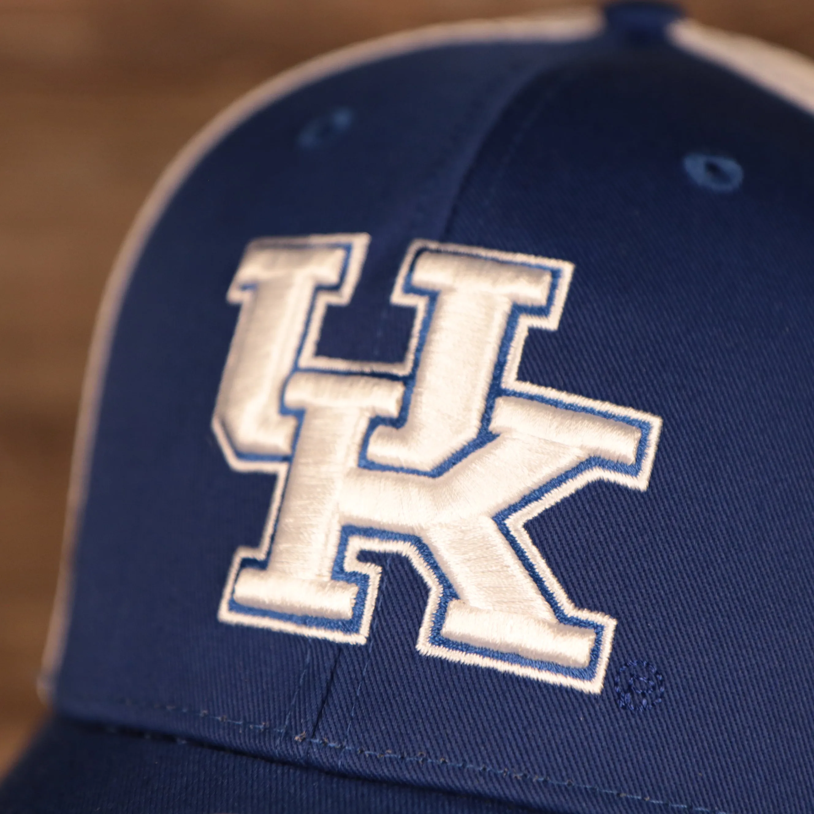 University of Kentucky Wildcats Blue And White Adjustable Trucker Dad Hat