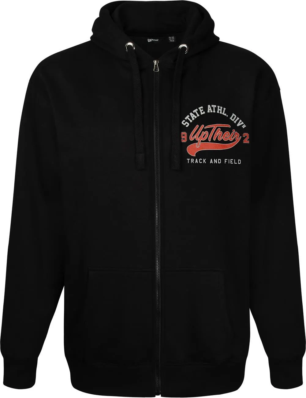 Uptheir Athl Division Zip Hoody - Black