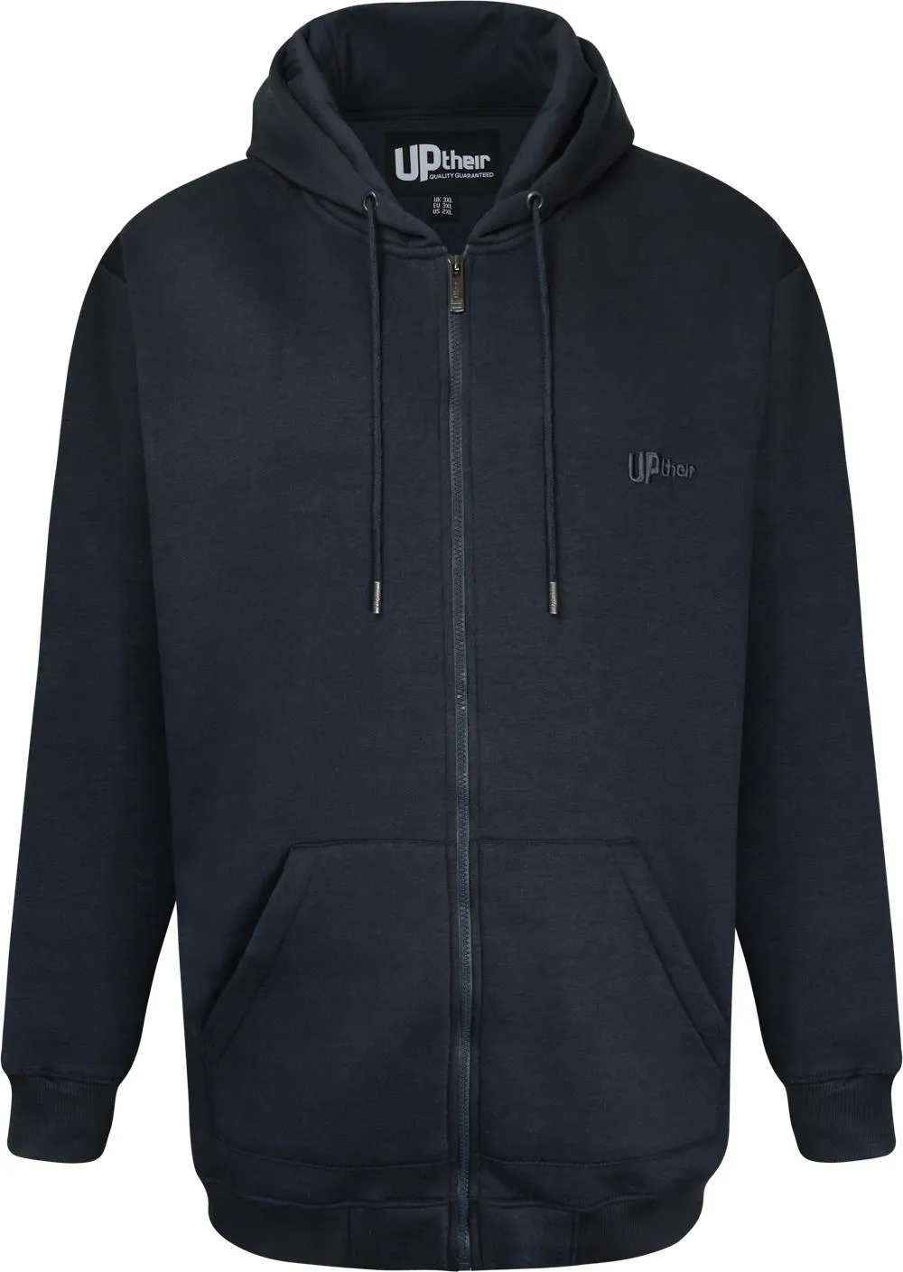 Uptheir Boom Time Full Zip Hoody - Charcoal