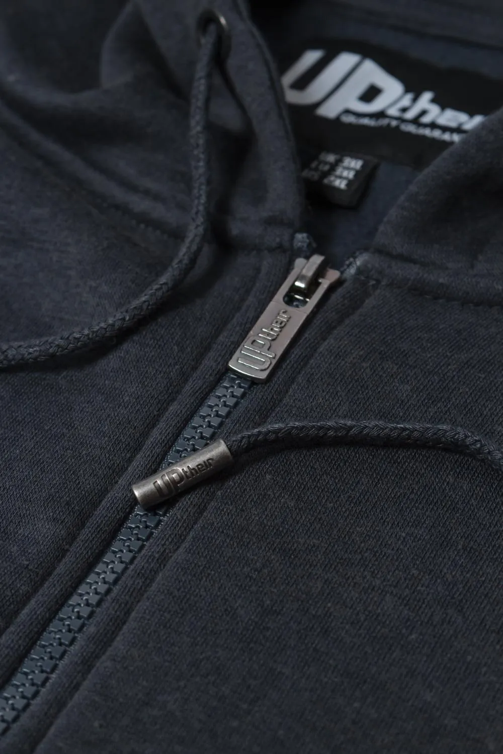 Uptheir Boom Time Full Zip Hoody - Charcoal