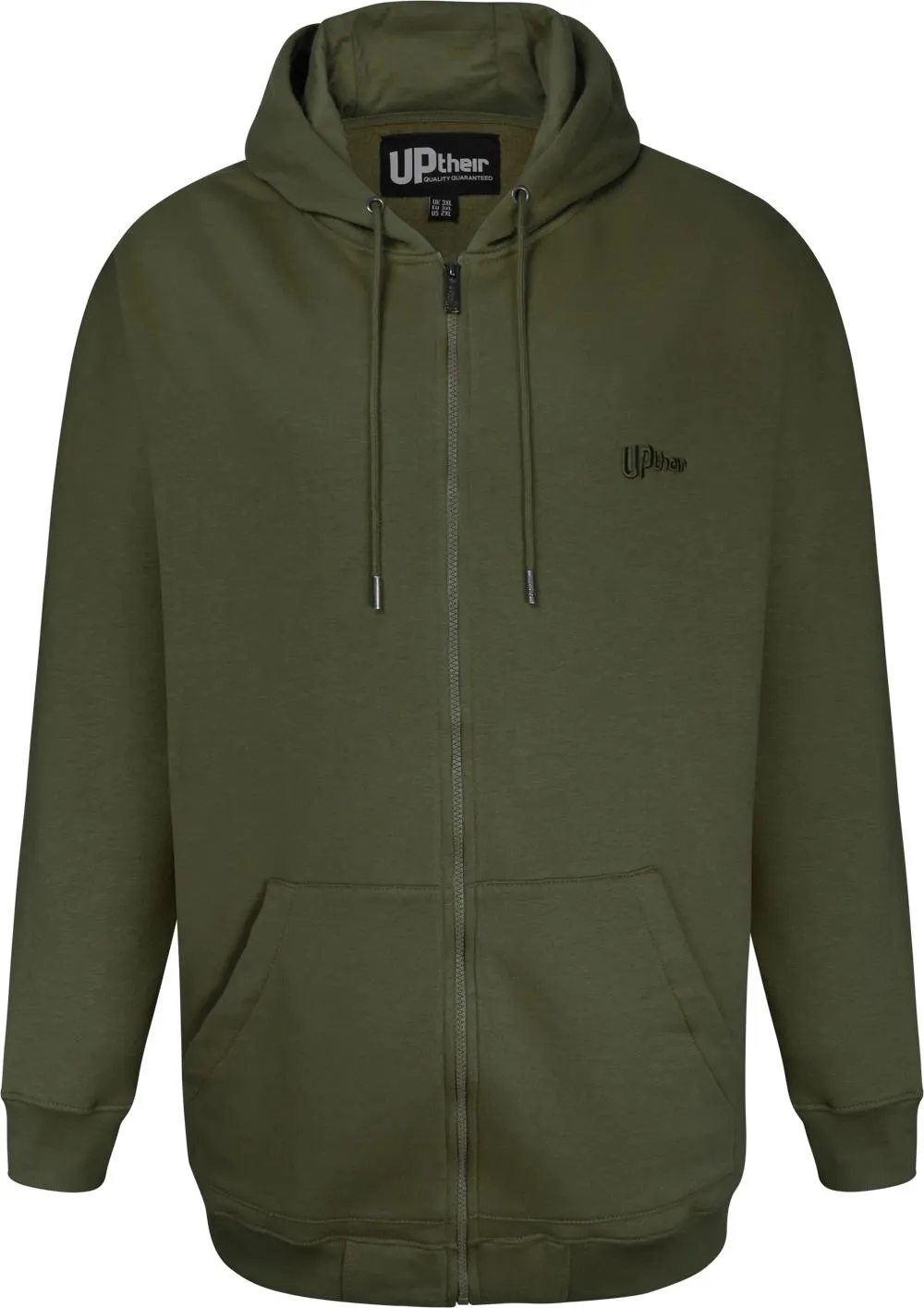 Uptheir Boom Time Full Zip Hoody - Green