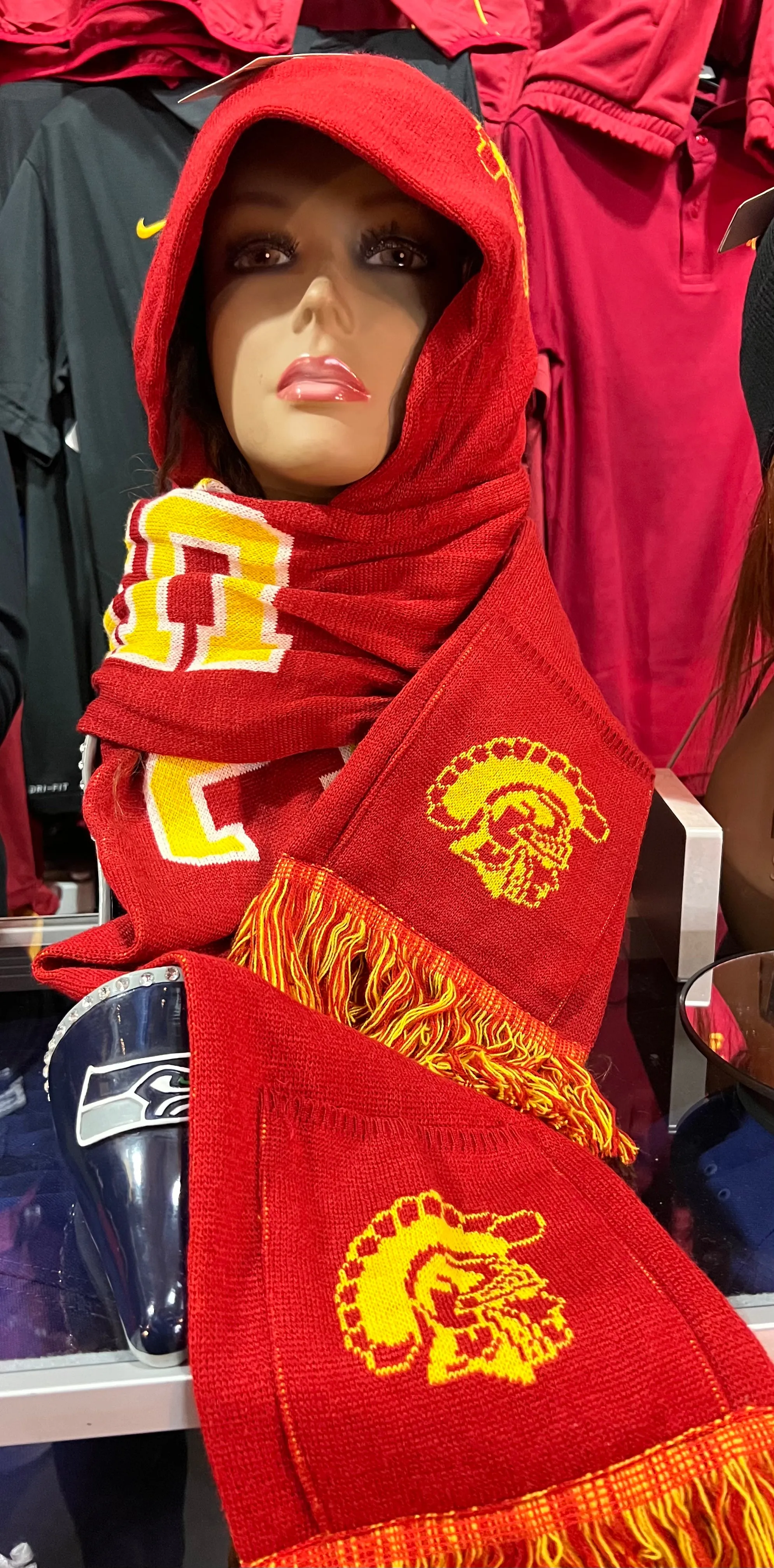 USC Hooded Scarf