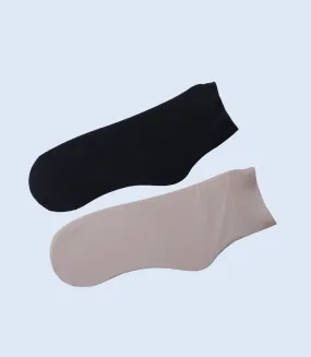 WA1427-Black/Skin-Women Ankle Sock