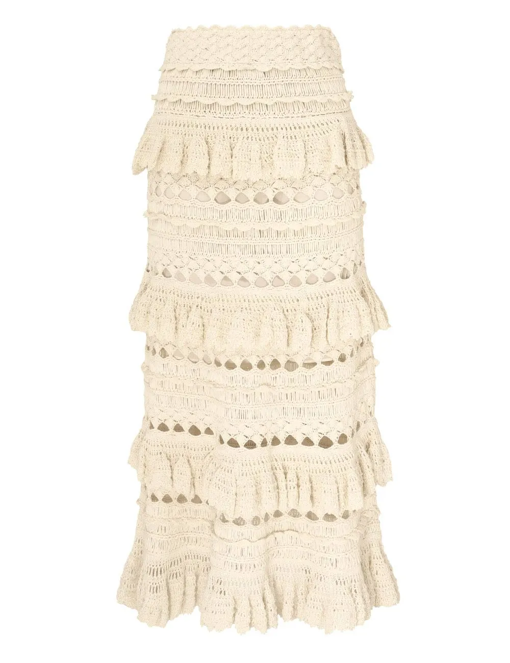 Waverly Crochet Midi Skirt