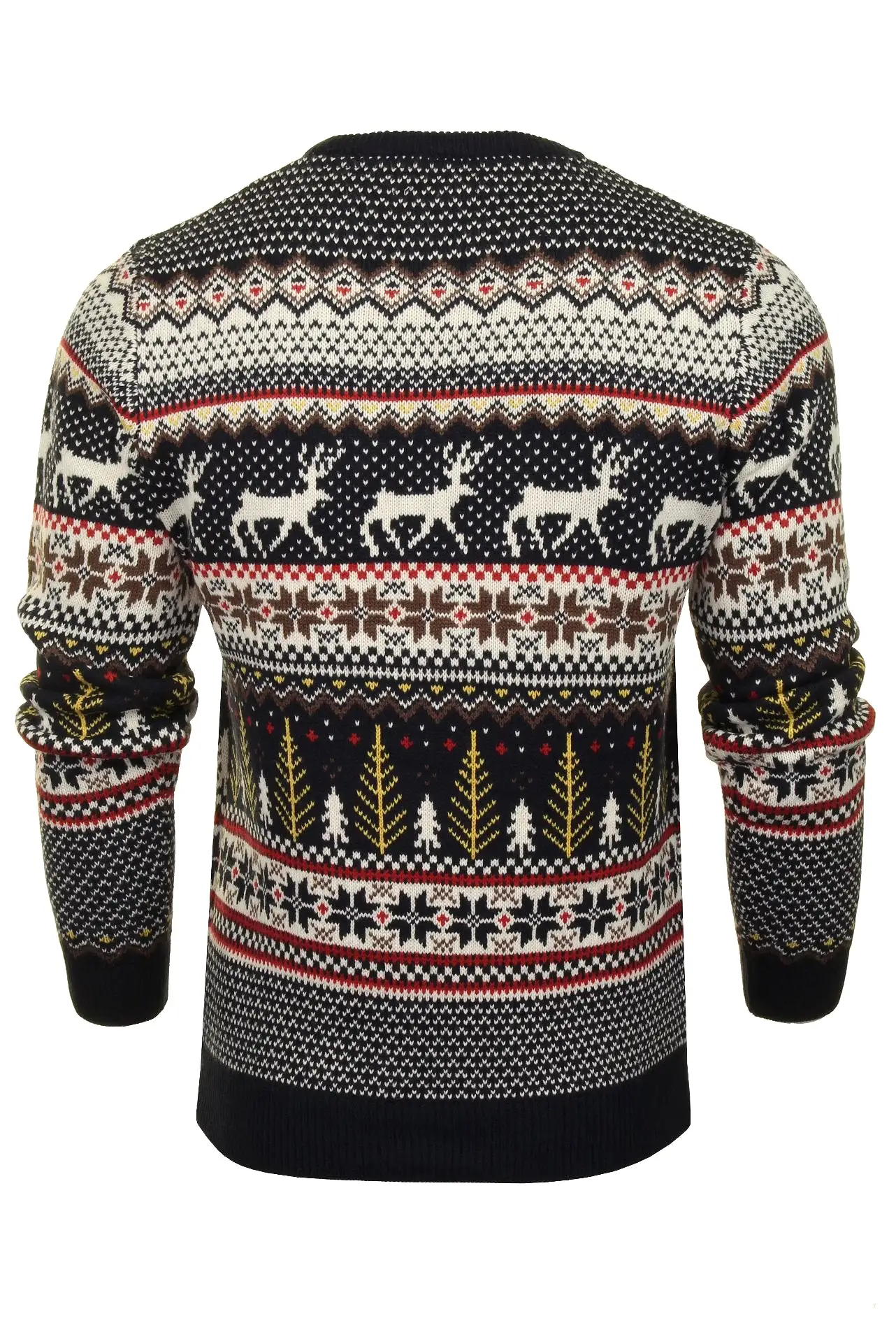 Xact Christmas/ Xmas Jumper 'Lapland' with Tree & Reindeer Fairisle Pattern