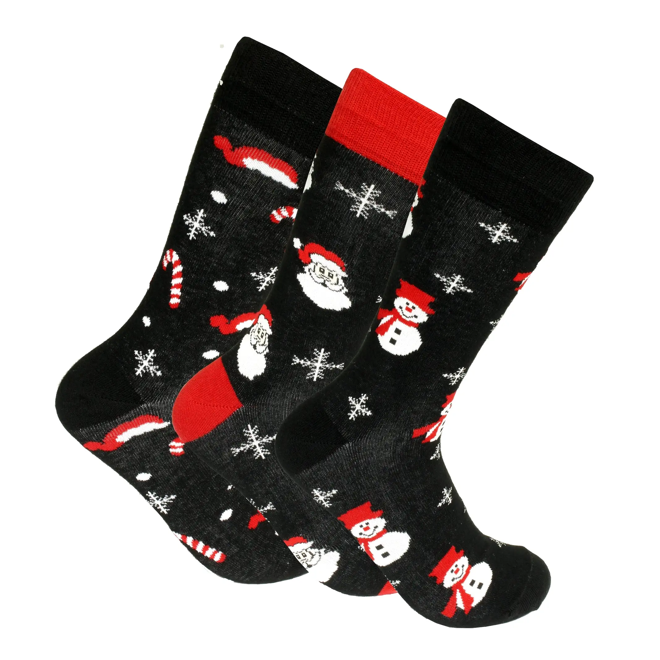 Xact Mens Christmas Xmas Socks Gift Box - UK 7-11 (3-Pack)