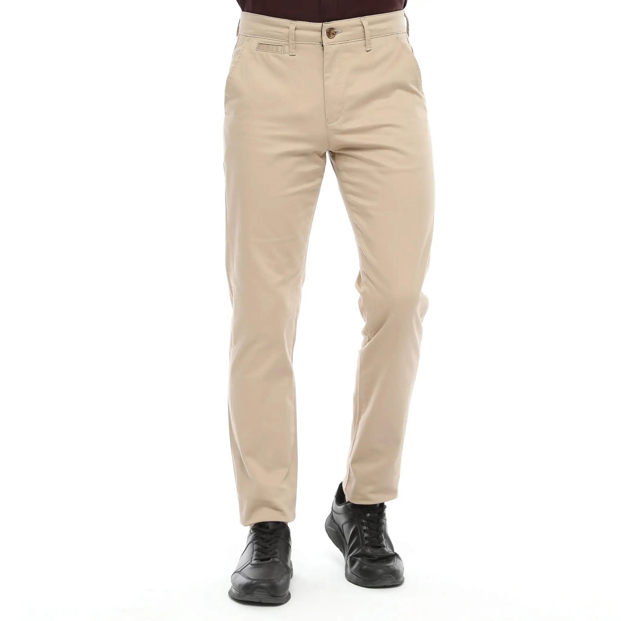 Xact Mens Classic Soft Twill Stretch Chino Trouser