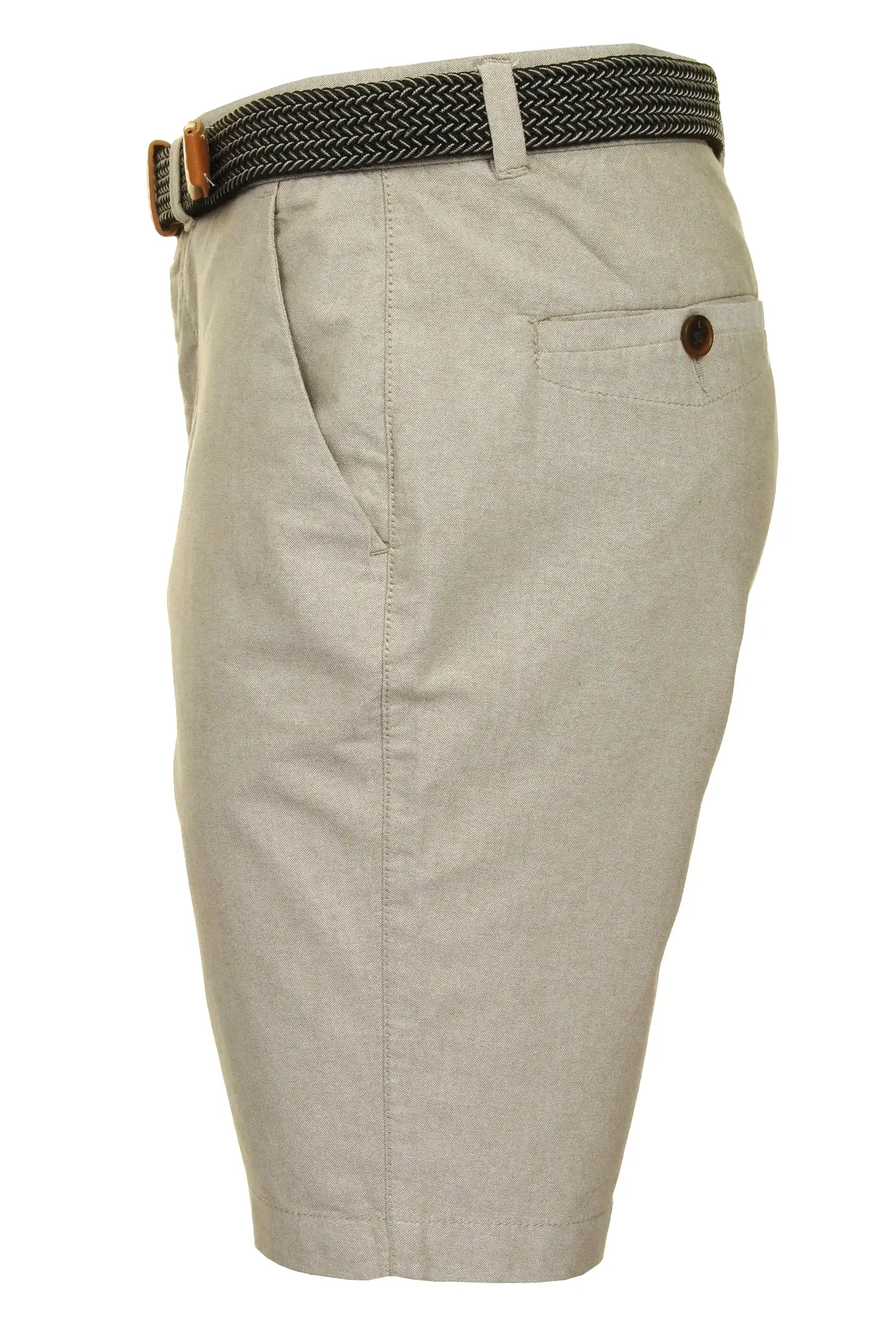 Xact Mens Oxford Chino Shorts with Belt