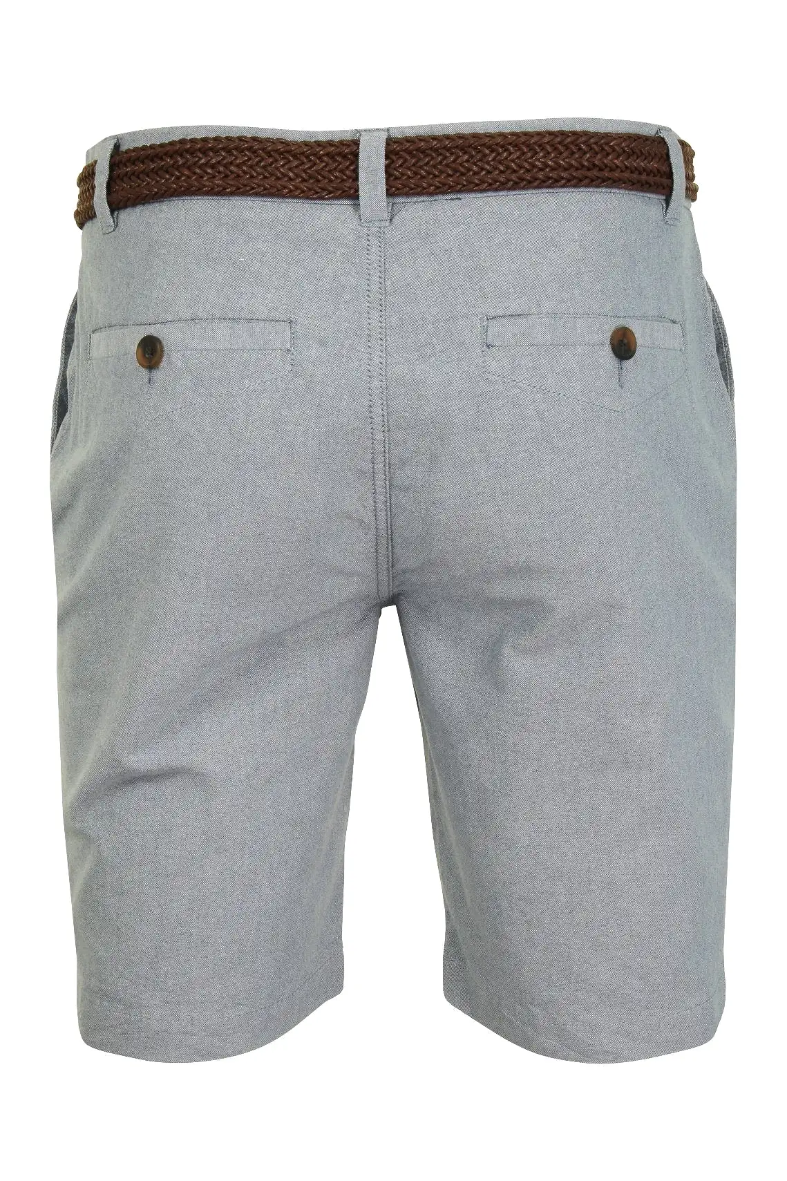 Xact Mens Oxford Chino Shorts with Belt