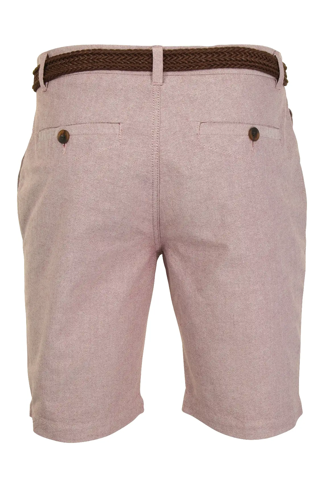 Xact Mens Oxford Chino Shorts with Belt