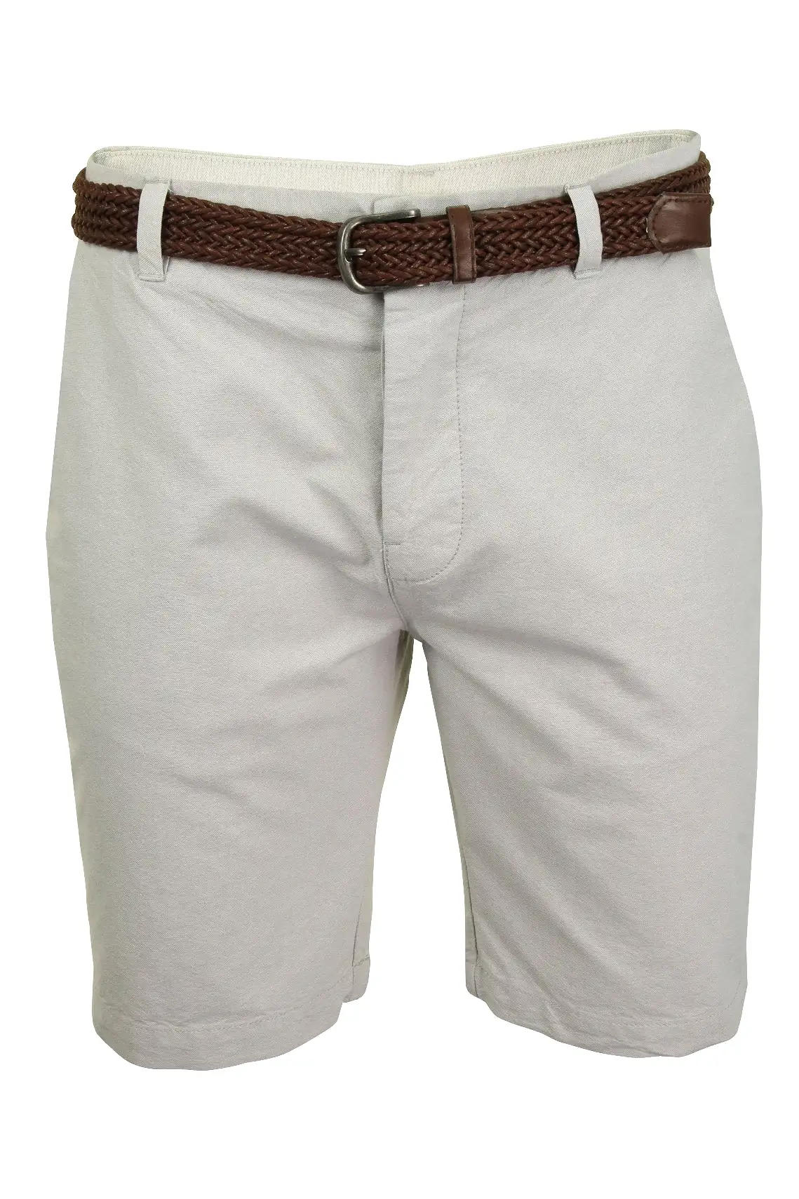 Xact Mens Oxford Chino Shorts with Belt