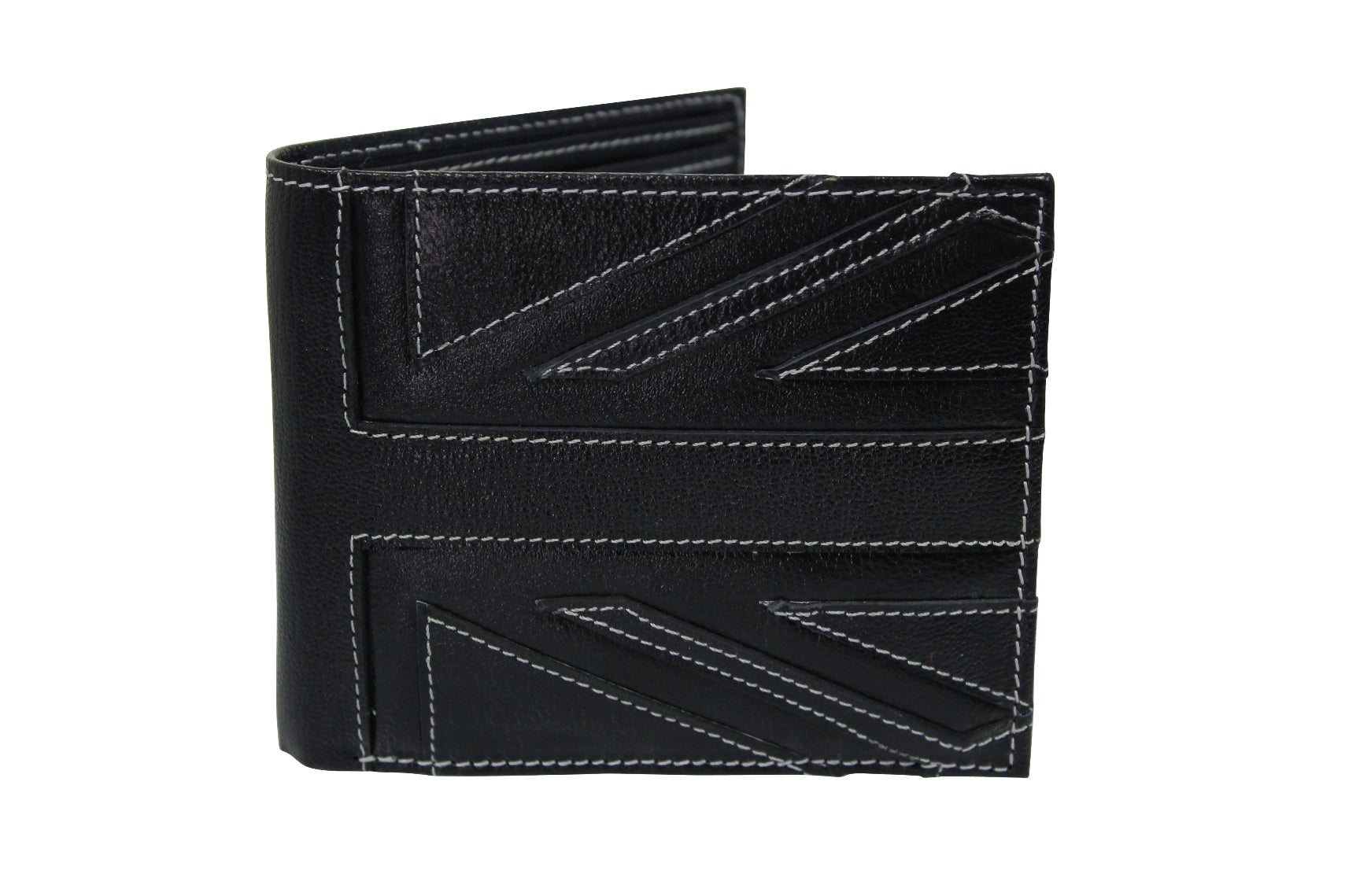 Xact Mens Quality Leather Union Jack Mod Retro Wallet with Coin Pocket - Gift Boxed