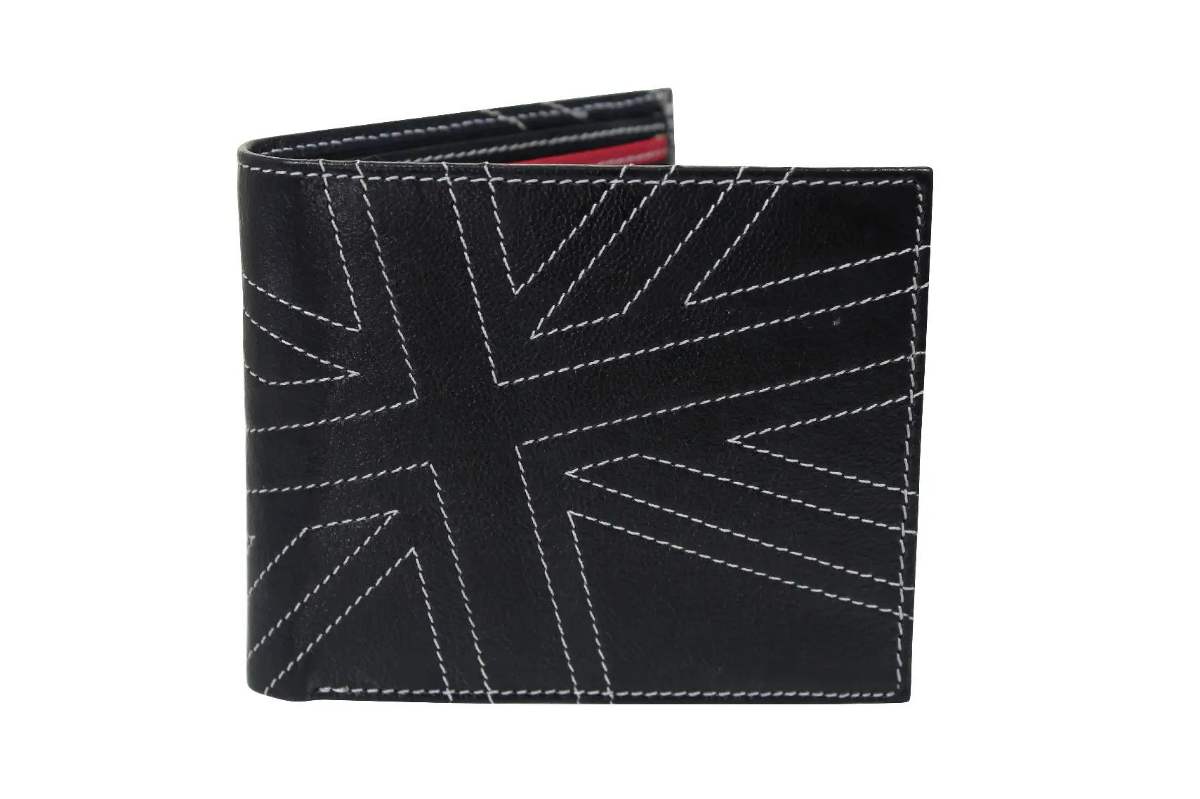 Xact Mens Quality Leather Union Jack Mod Retro Wallet with Coin Pocket - Gift Boxed