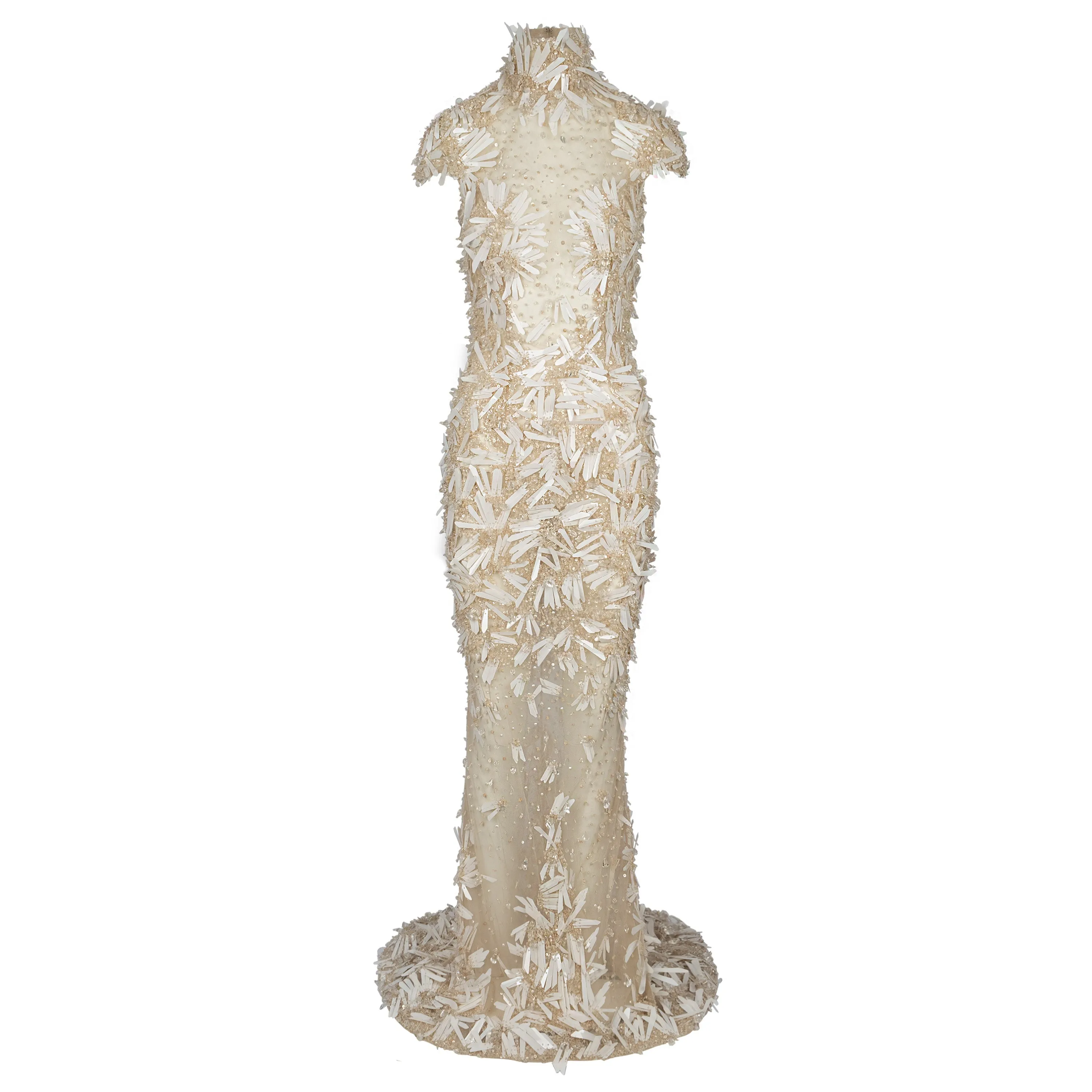 Zuhair Murad Haute Couture Embellished Paillettes Gown  - '10s